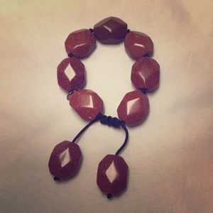 Glittered Bronzed Bracelet